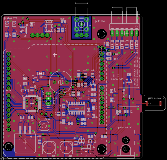 arduinotrack shield v111 board