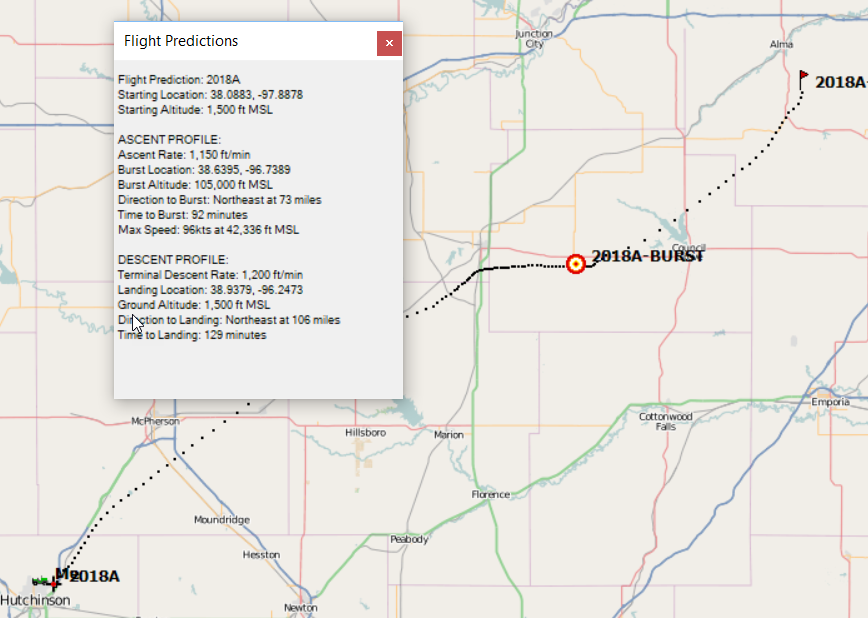 Flight forecast for April 29th.