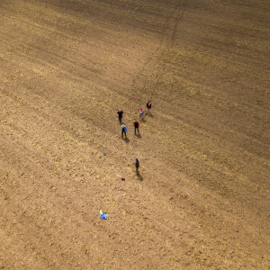 The recovery teams closing in on the package near Stafford.