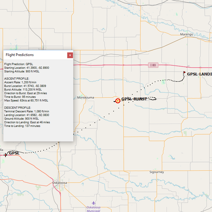 Flight prediction for June 14th.