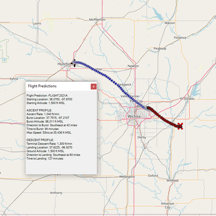 Flight Predictions April 18, 2021.