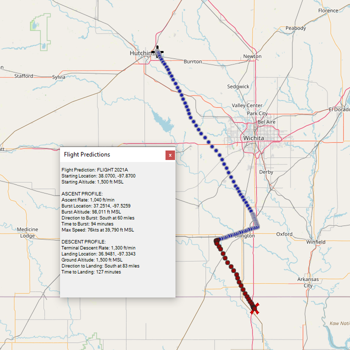 Flight Predictions April 18, 2021.