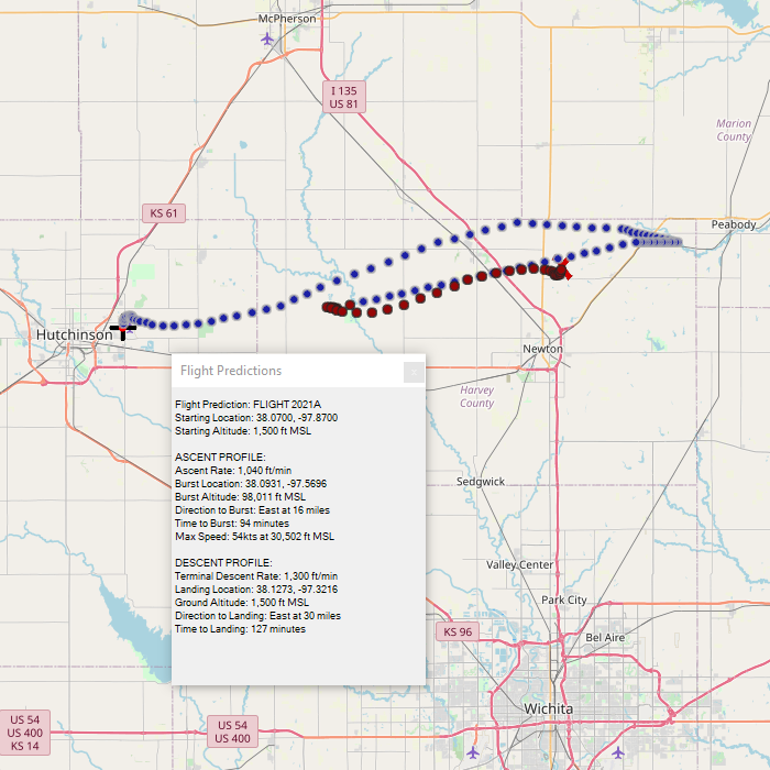 Flight Predictions April 19, 2021.