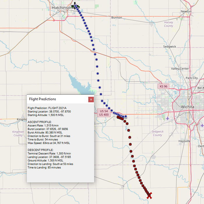 Flight Predictions April 26, 2021.