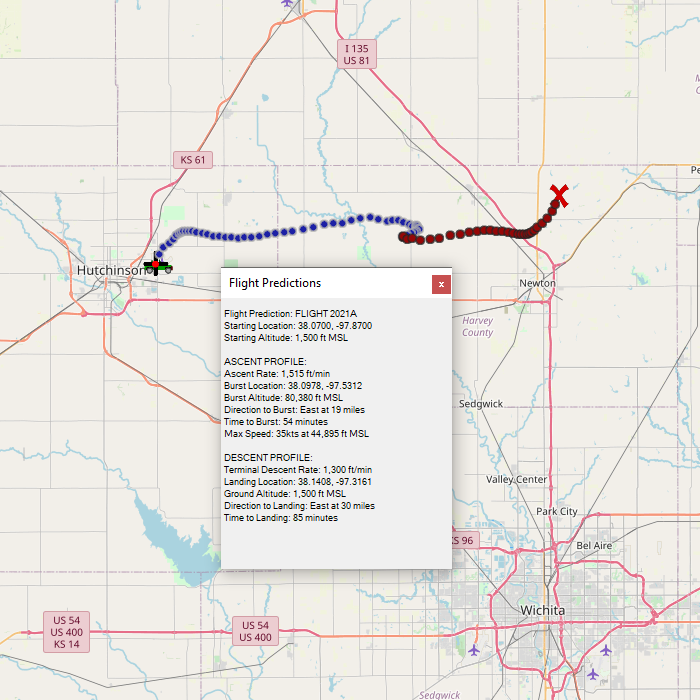Flight Predictions April 28, 2021.