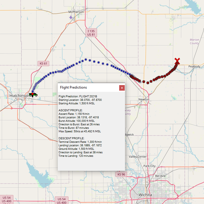 Flight Predictions May 12, 2021.