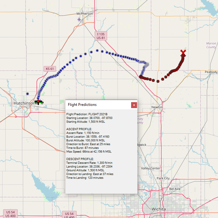 Flight Predictions May 15, 2021.